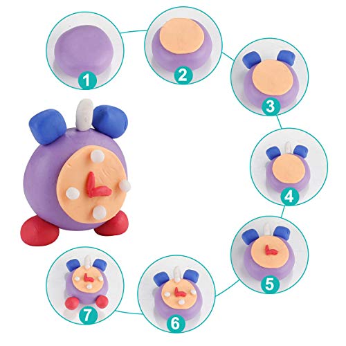 Qmay Polymer Clay Kit, 32 Colors Oven Bake Diy Modeling Clay With Sculpting Tools, Nontoxic & Safe, Art Craft Gifts Clay For Kids. ​ #TOP3