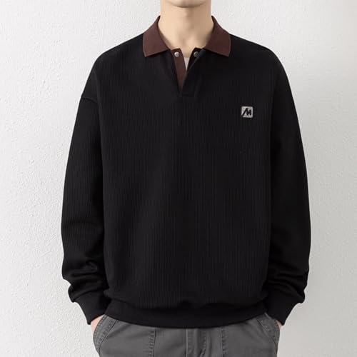 Pull basique en maille pour homme au col rond confortable