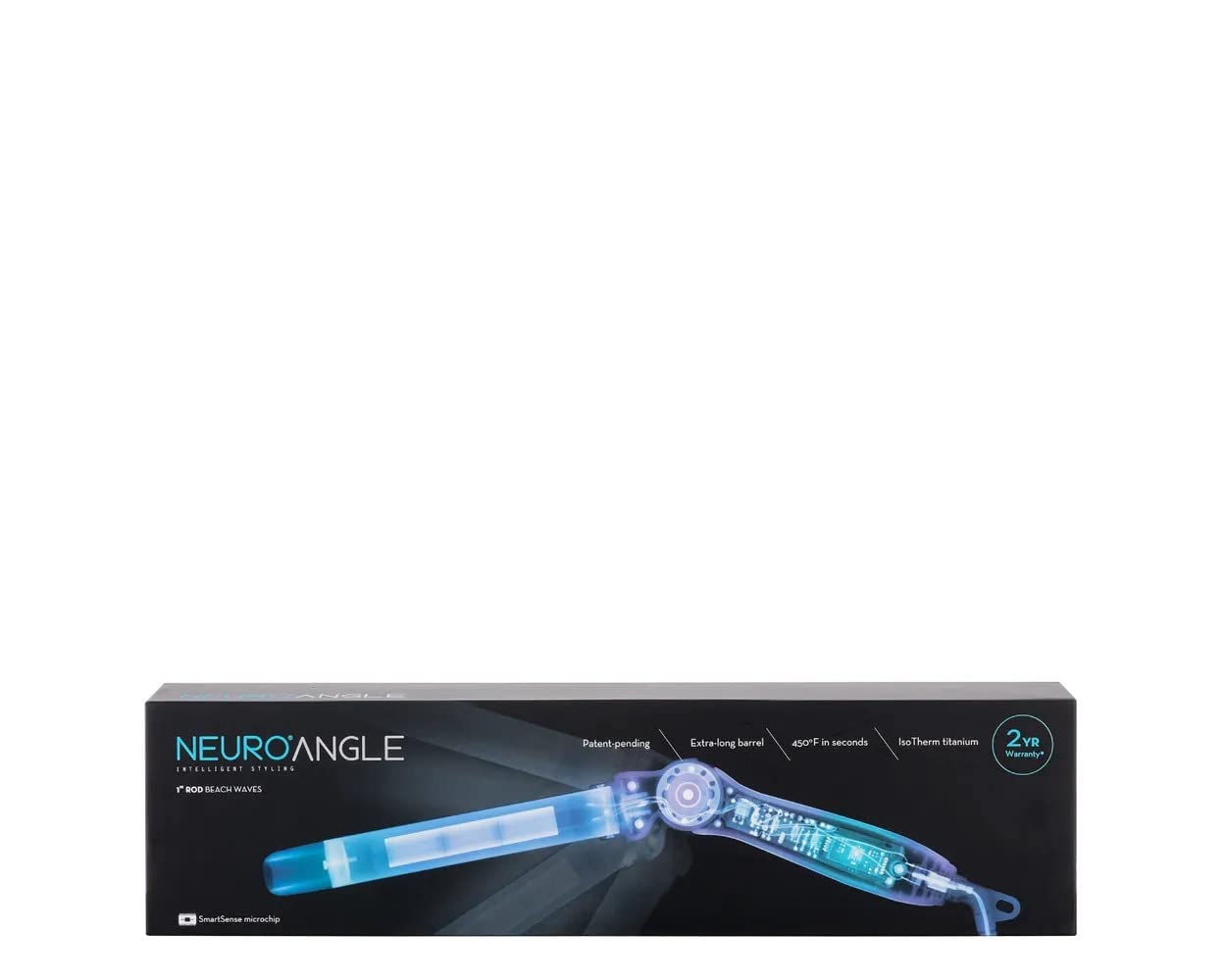 Neuro by Paul Mitchell Angle Bendable 1" Titanium Styling Rod, Patent-Pending Adjustable Technology, Creates Beach Waves + Natural-Looking Curls