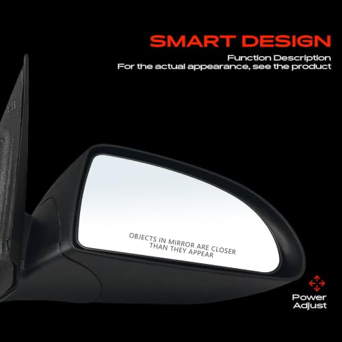 A-Premium Passenger Side Manual Door Mirror Compatible with Chevy, Pontiac by A-Premium - Used condition - Image 3