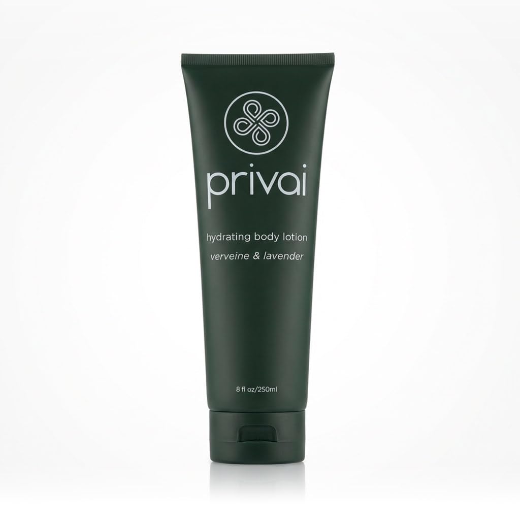 Privai Hydrating Body Lotion, 8 fl oz, Shea Butter, Lemon Oil, Sesame Oil, Hydrate and Silky Skin
