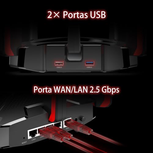 ROTEADOR GAMER WI-FI 6 DE BANDA TRIPLA AX6600 ARCHER GX90 TP-LINK