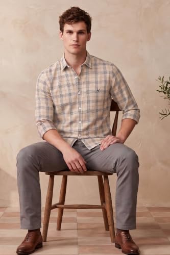 Image of Allen Solly Men Cotton Blend Regular Fit Shirt