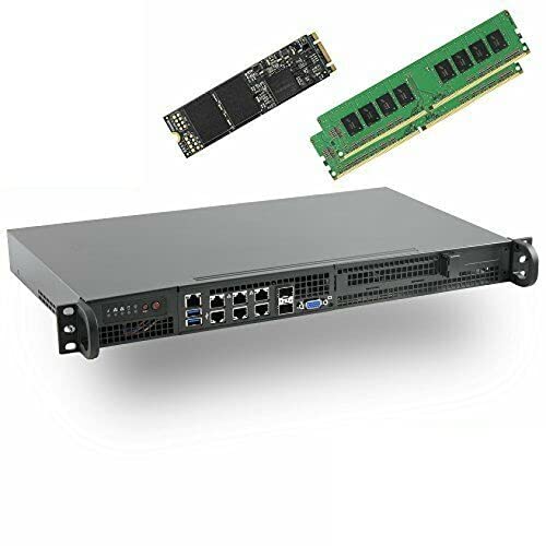 Supermicro SuperServer 5018D-FN8T Xeon D 1U Rackmount,10GbE,SFP+,8GB & 512GB M.2