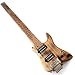 Musoo brand electric travel guitar headless guitar