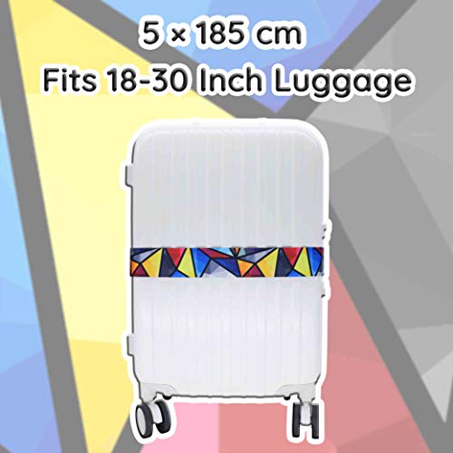 Adjustable Luggage Straps/Belt for suitcases - Travel Accessories - Luggage Accessories - Mosaic