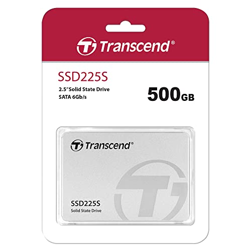 Image of Transcend 500GB 225S 2.5 inch SATA Internal SSD | SATA III 6Gb /s | 3D NAND Flash | up to 530 /480 MB /s | DDR3 DRAM | 3 Yrs Warranty |TS500GSSD225S