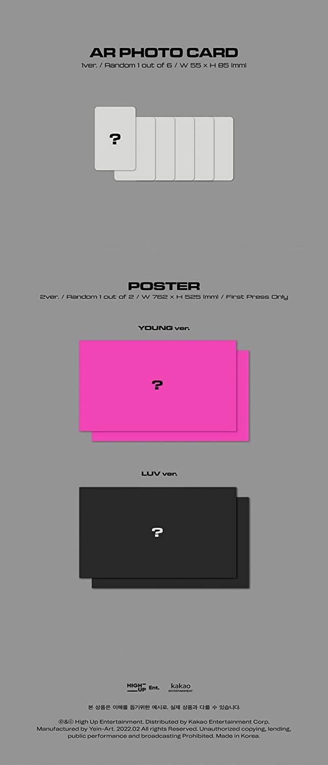 DREAMUS STAYC - Young-LUV.COM [Full Set ver.] (2nd Mini Album) 2 Albums+Pre Order Limited Benefits+CultureKorean Gift(Decorative Stickers,
