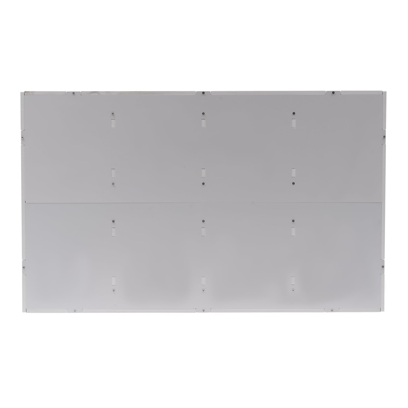 Organizer da scrivania a 36 scomparti, formato A4, per file, raccoglitori, lettere, carta, pannello in PVC, 100 x 30 x 61 cm, bianco