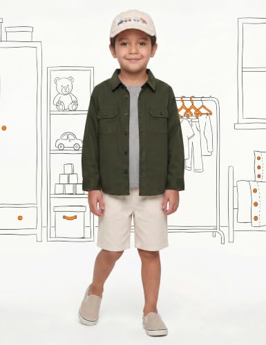 Image of Amazon Brand - Symbol Boys Cotton Double Pocket Full Sleeve Shirt