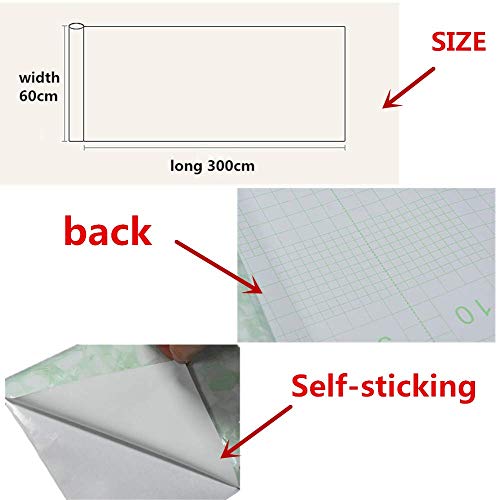 Mullsan 24''X118'' Marble Paper Granite Beige Wallpaper Peel And Stick For Countertop Cabinet Furniture Renovated Thick Waterproof Pvc (Jade) #TOP6