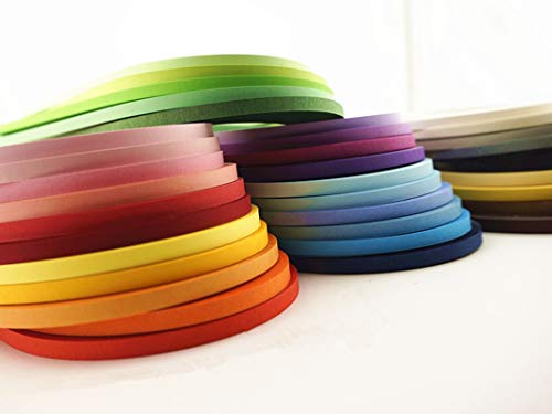 Paper quilling Paper 3600PCS (30 colori) 5 mm larghezza 54 cm lunghezza Paper quilling Paper DIY decorazione regalo di carta per origami strisce quilling