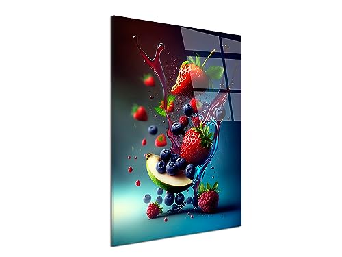 DECLINA, tableau moderne, cadre mural, impression sur verre acrylique, cadre design léger, tableau...