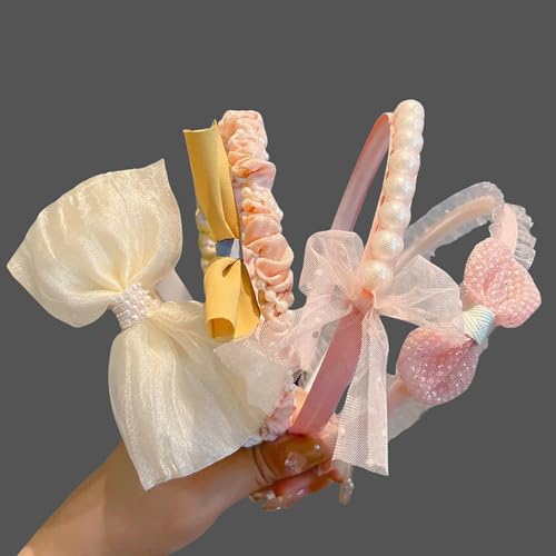 Headbands and Hair Bands for girls kids little girls teen toddler Hair Accessories with Heart Star and Bow Designs Also Perfect for Gift for 4-18 Ages