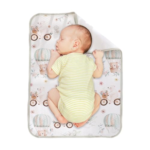 dzqad Wickelauflage | Babybettmatratzen | Atmungsaktive Reise Wickelauflage Und Bettnässen Lösung Mit Saugfähigem Schutz Für Kleinkindbett