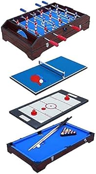 MU Mesa de Jugada de Futbolín, Juegos de Juguetes Educativos Doble, Mesa de Fútbol, Tenis de Mesa, Tenis de Mesa, Mesas de Billar de Hockey Sobre Hielo,Defecto