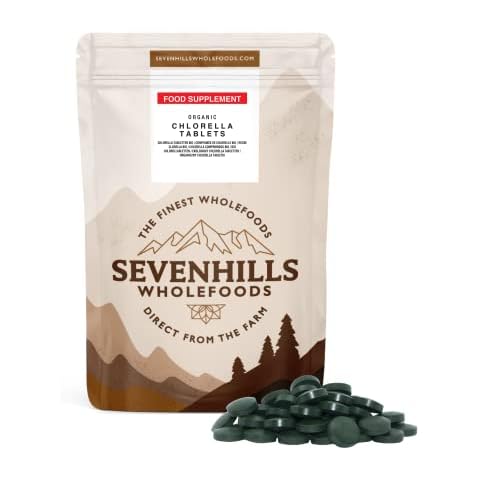 Sevenhills Wholefoods Chlorella-Tabletten Bio 2000 x 500mg, 1kg Cover