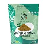 Proteina de Cañamo Cruda En Polvo Orgánica - 500 g. Source de Protéines Végétales Complètes et Riche en Fibre. Organic Hemp Protein Powder.