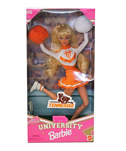 Muñeca Barbie University Tennessee Cheerleader miniatura 1