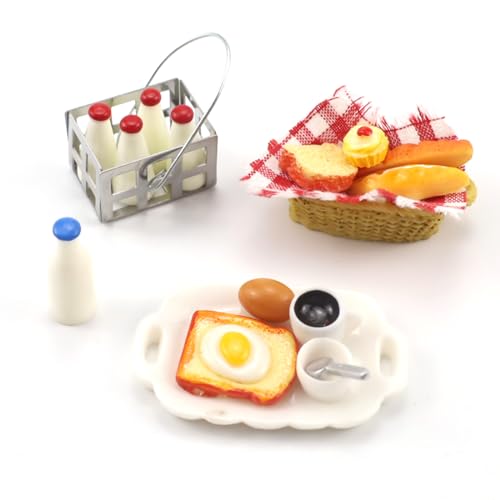 Aohcae 18 Stück Wichtel Zubehör Weihnachten, Puppenhaus Zubehör Weihnachten, Miniatur Küche Puppenhaus Wichtelzubehör Set Miniatur Puppenhaus Zubehör für Wichteltür Weihnachten Deko