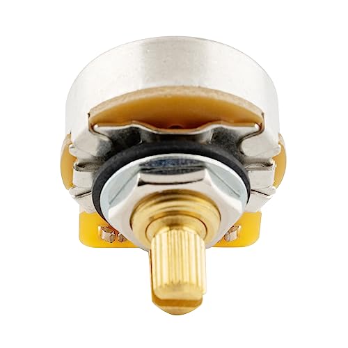 CTS 450G Vintage Tone A250K Pots Brass Short Split Shaft 1/4 Inch 10% Audio Taper Potentiometers for Electric Guitar Bass (Set of 4) - Image 4