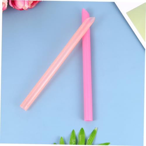 100 pitillos grandes coloridos de 19 cm para leche y té miniatura 7