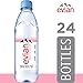 evian Natural Spring Water, One Case of 24 Individual 500 ml (16.9 oz.) Bottles of Naturally Filtered Spring Water (.2 Cases of 12)