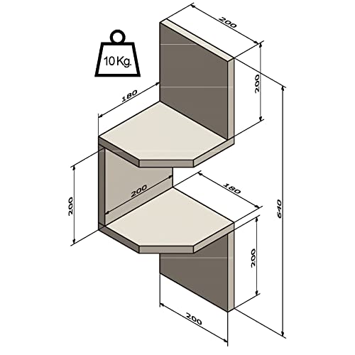 Henor-Estanteria-Rincon-Pared-Diseno-Zig-Zag-Mod20-2-Estantes-Especial-Esquinera-64x20x20-Cm-Blanco