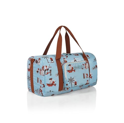 Image of American Tourister x Love Child by Masaba Packable Duffle Bag for Travel /Lightweight Polyester Foldable Duffel