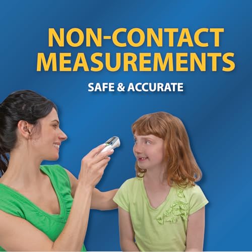 Image of Veridian Healthcare Infrared Thermometer | Forehead Measurements | 1-Second Readout | Hygienic Non-Contact | Whole Family Care | 3-Year Warranty