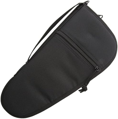 Carry All Pistol Case 14in, Condura, Black, Velveteen Lining, Zipper Closure, P0235-14-AC187