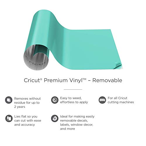 Cricut Removable Vinyl, Mint - 4ft Roll (12'x48') Premium No-Residue Vinyl for DIY Crafts, Wall Decals, Stickers, in-House Décor - Compatible with Cricut Maker + Explore Machines - image 3