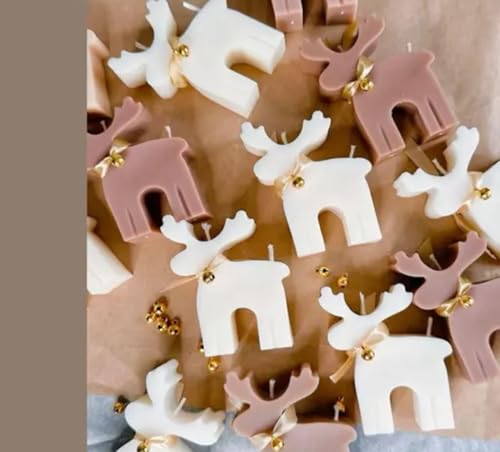 Bougie de Noël renne le cadeau idéal pour vos invités de fête
