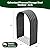 A ANLEOLIFE Galvanized Steel Firewood Storage Shed Outdoor Corrugated Metal Log Rack, Heavy Duty Log holder Lumber Storage Stand -Arch Gray