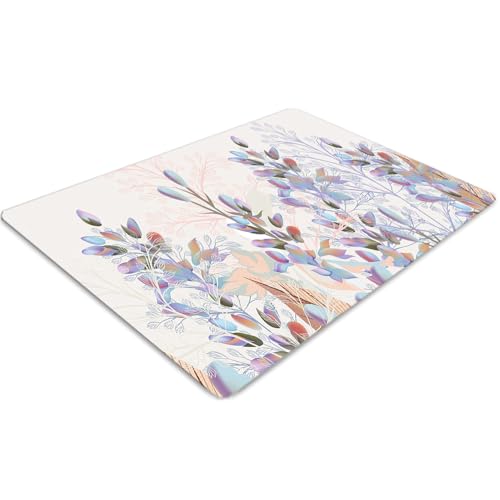 Protège-Sol Rectangulaire Antidérapant et Imperméable pour Chaise à Roulettes de Maison - 2