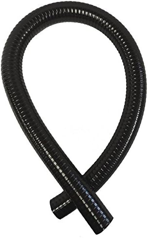 TEKTUBE 2" Dia. X 25' - Black Schedule 40 Ultra Flexible PVC Pipe- Made in the USA