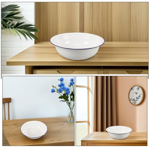 Bañera de pies esmaltada vintage de gran capacidad para el cuidado del hogar fácil de limpiar 5