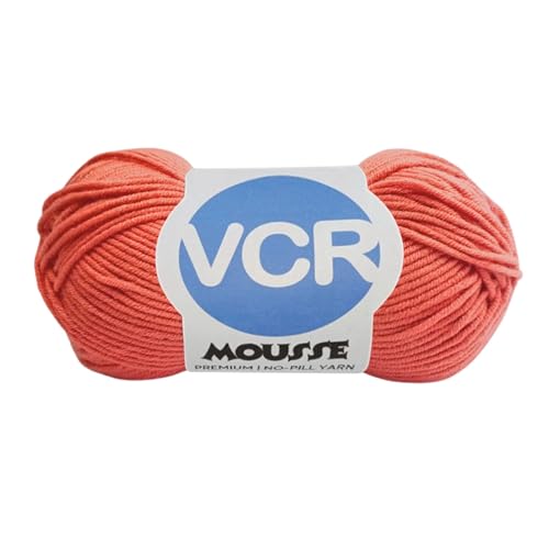 Image of VCR 4ply Light Gajri Yarn, 100 Grams Hank, 190 Meters Length, Acrylic Ball for Crochet and Knitting, Soft Crosia Threads, Pack of 1 Yarn, Suitable for DIY Crafts