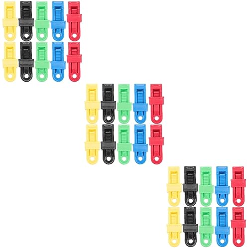 POPETPOP 3 Juegos Clip De Tienda Lona para Debajo De La Tienda Bolsa Organizadora De Cables Sujetadores Cámping Carpa Inflable Barra De Refuerzo Pabellón Protectores El Plastico 10 Uds * 3