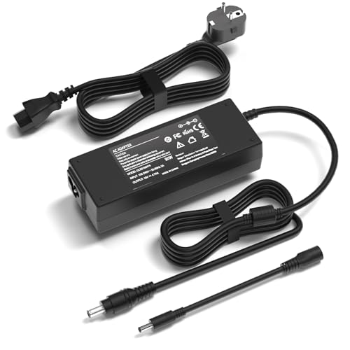 Chargeur 90 W compatible avec Toshiba Satellite L50 L55 L75 L300 L305 L350 L355 L650 L750 L850 Dynabook C30-K C40-G C40-G-109 C40-H C40-J C50-H CH 50-J EC....