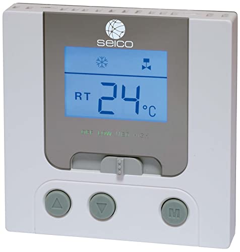 Seico FD2T Digital 2 Tubos Fancoil Termostato, 230 V