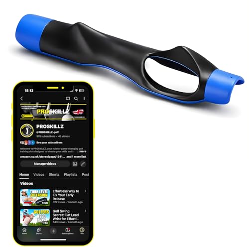 Image of Golf Grip Trainer by PROSKILLZ® – Golf Swing Training Aid for Right-Handed Golfers | Improves Hand Placement, Muscle Memory, Swing Accuracy & Consistency - Train Like A PRO