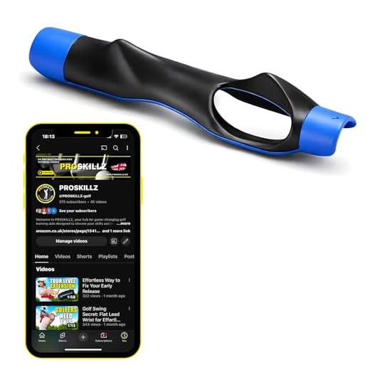 PROSKILLZ UK PRO Golf Grip Trainer Right-Handed I Clip-On Hand Placement Corrector Fits Most Club Grips I Build Muscle Memory for Better Swing Mechanics, Accuracy & Control I Tutorial Videos Included