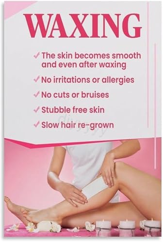 SHANGMAOYO Laser Hair Removal Process Illustrated Poster Canvas Wall-Art Print for Salon or Contemporary Home Office SHANGMAOYO(