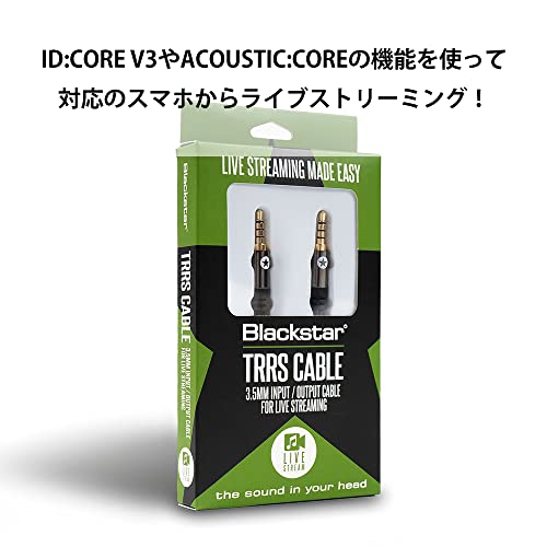 Cable de audio Blackstar TRRS 3.5mm 1.8m miniatura 3