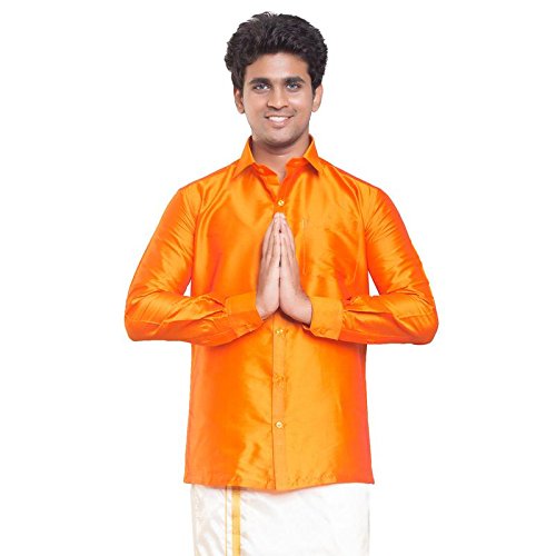 Image of THANGAMAGAN Men's Regular Fit Shirt