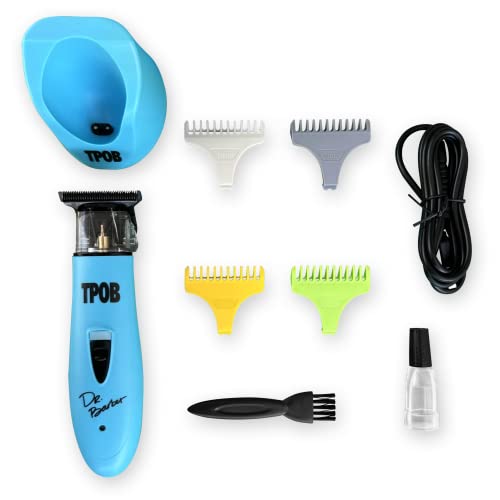 Image of TPOB Ghost X Beard Trimmer Hair Clippers for Men, Professional Hair Trimmer Zero Gapped T-Blade Trimmer Cordless Rechargeable Edgers Clippers Electric Beard Trimmer Shaver (Ghost X Ice)