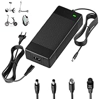 Shiptree E Scooter Ladegeräte, 42V 3A Hoverboard Ladekabel mit 4 Anschlüssen, Ladegeräte für Scooter - Kompatibel mit Ninebot, Xiaomi M365, M365 Pro, Pro2, Mi 3 und Mehr Scooter/Hoverboard