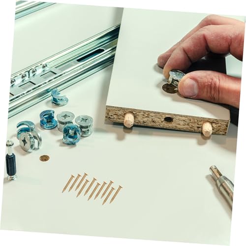 Pequeños clavos de cobre 1.2x10mm para colgar cuadros y manualidades miniatura 5
