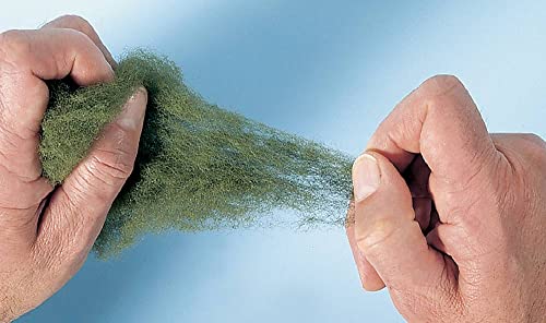 Woodland Scenics FP178 Polyfaser Poly Fiber grün Landschaftsgestaltung für Büsche Unterholz und Bäume selbst gestalten Polyfiber Diorama Modelleisenbahn Spur Z N TT H0 G